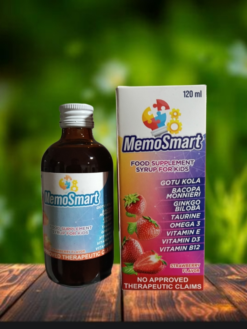 Introducing 𝗠𝗲𝗺𝗼𝗦𝗺𝗮𝗿𝘁 𝗦𝘆𝗿𝘂𝗽, the brain supplement crafted to help kids shine in